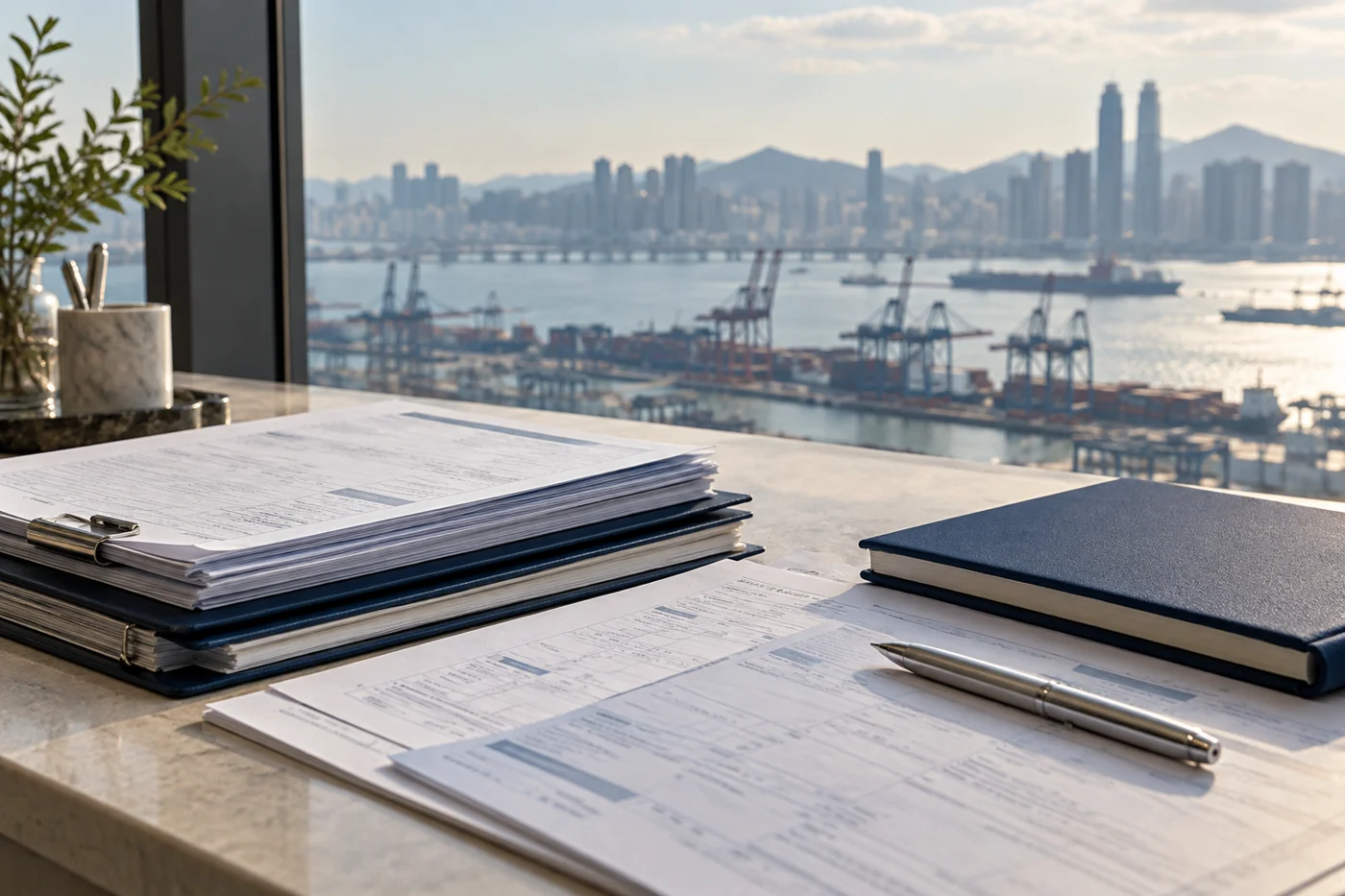Illustrative trade documents prepared for government and customs procedures